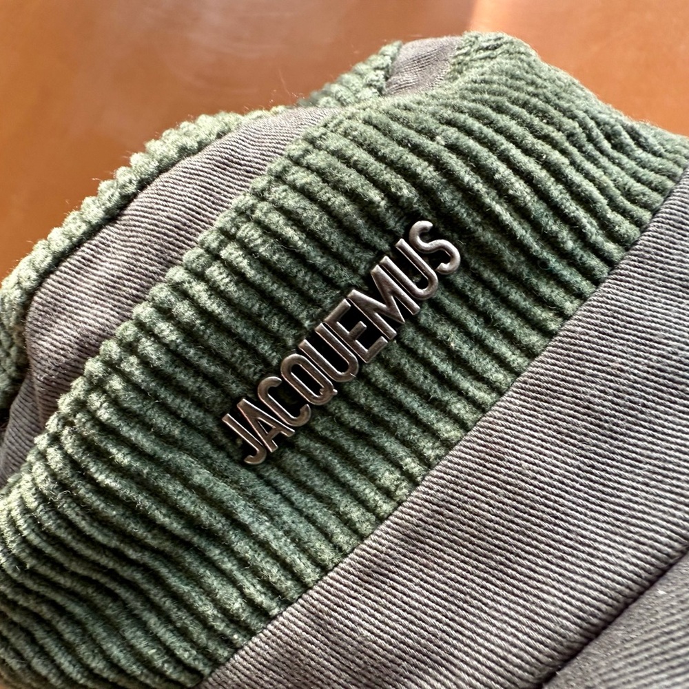 Jacquemus Green Corduroy Hat